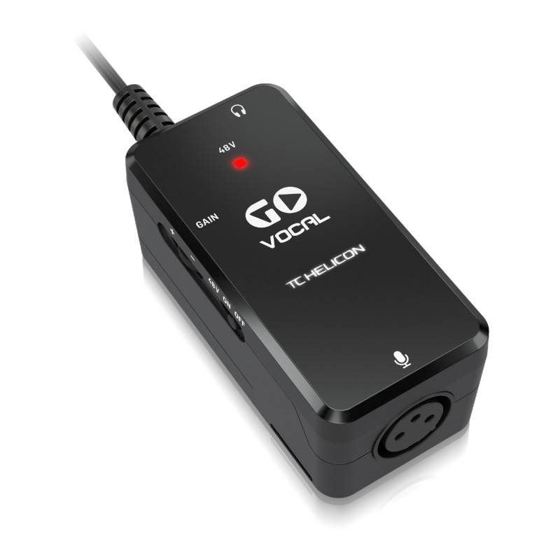 TC Helicon GO VOCAL HighQuality Microphone Preamp for Mobile Devices